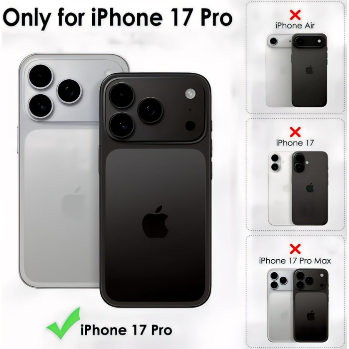 Shockproof TPU Clear Slim Cover Suitable For iPhone 17 Pro