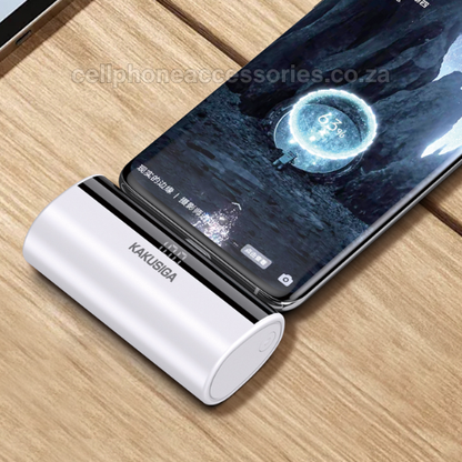 Mini Pocket Power Bank Compatible iPhone Lightning Connector – KAKUSIGA 5000mAh