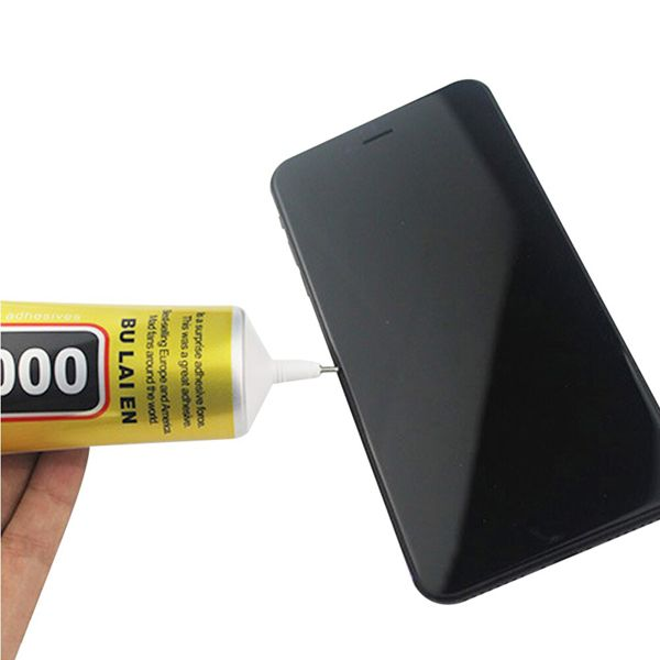 T7000 Black Adhesive Glue Twin Pack Compatible for Mobile Phone Screen Repair & Electronics DIY