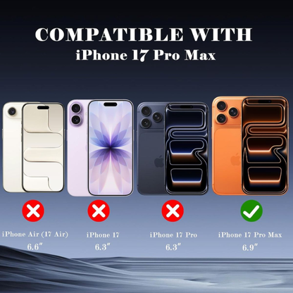 2 Pack iPhone 17 Pro Max Compatible Privacy Tempered Glass Screen Protector