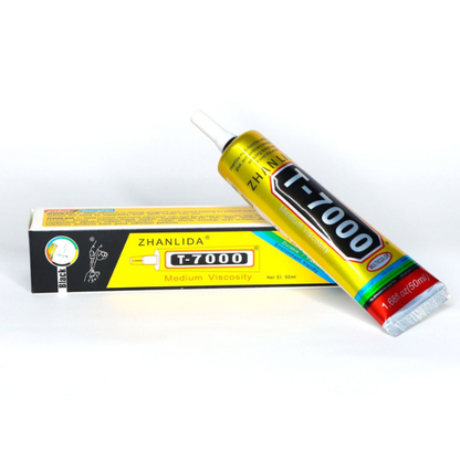T7000 Black Adhesive Glue Twin Pack Compatible for Mobile Phone Screen Repair & Electronics DIY