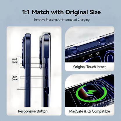 Shockproof TPU Clear Slim Cover Suitable For iPhone 17 Pro