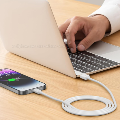 iPhone Lightning USB Charging & Data Sync Cable Compatible for iPhone, iPad & iPod White
