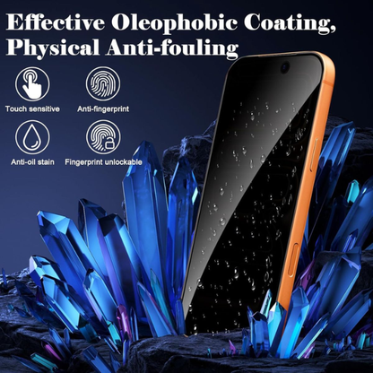 2 Pack iPhone 17 Pro Max Compatible Privacy Tempered Glass Screen Protector