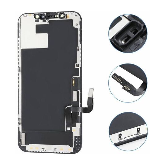 iPhone 12 Compatible Replacement LCD Screen & Touch Digitizer Display – Black